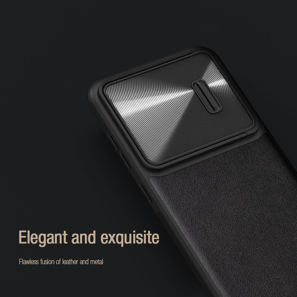 NILLKIN Phone Cover for Samsung Galaxy S23 Slide Camera Protection PU Leather PC TPU Phone Case - Black NILLKIN Phone Cover for Samsung Galaxy S23 Slide Camera Protection PU Leather PC TPU Phone Case - Black